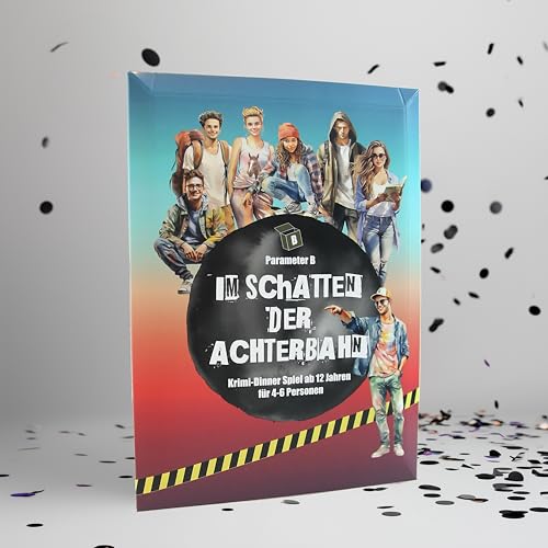 Parameter B - Im Schatten der Achterbahn - Krimidinner für 4-6 Personen – ab 12 Jahren - Krimidinner für Zuhause für Familien mit Kindern - Krimispiel für Einsteiger - realistische Beweise Parameter B - Im Schatten der Achterbahn - Krimidinner für 4-6 Personen – ab 12 Jahren - Krimidinner für Zuhause für Familien mit Kindern - Krimispiel für Einsteiger - realistische Beweise von Parameter B