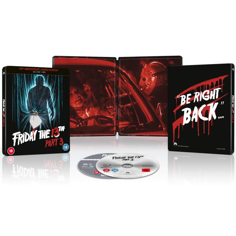 Friday The 13th Part 3 - 40th Anniversary Limited Edition Steelbook von Paramount Home Entertainment