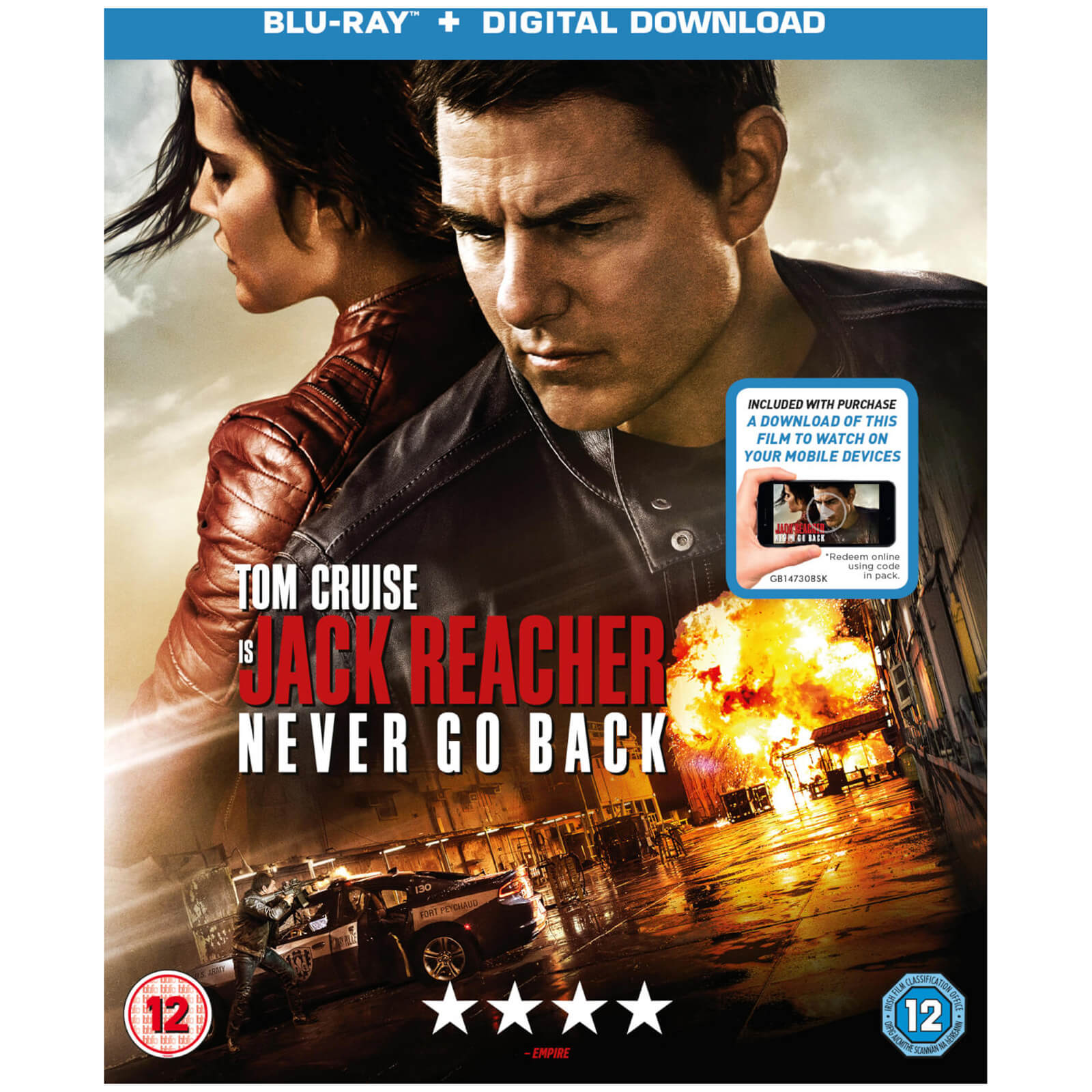 Jack Reacher: Never Go Back (mit digitalem Download) von Paramount Home Entertainment