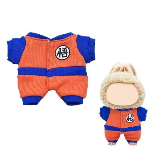 Outfit für Labubu Puppentuch, 17 cm, La-bu-bu Body (keine Puppe) von Parateck