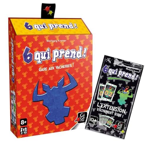 PKGamePack 6 Wer nimmt (Basisspiel Edition 2024 + Erweiterung Vachement Gut) – Französische Version von Parkage