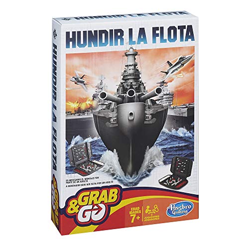 Hasbro Gaming B0995675 Versenken der Flotte auf Reisen Gaming travel Strategiespiel, bunt von Hasbro Gaming