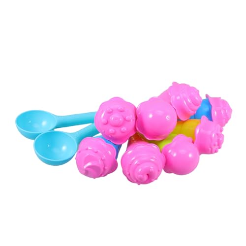 Parliky 1 Satz Eiscreme Sandspielzeug für Kreative Strandspielzeuge mit Waffeln Pinken Deckeln und Blauen Löffeln Fördert Kreative Spielmöglichkeiten Drinnen und Draußen Parliky 1 Satz Eiscreme Sandspielzeug für Kreative Strandspielzeuge mit Waffeln Pinken Deckeln und Blauen Löffeln Fördert Kreative Spielmöglichkeiten Drinnen und Draußen von Parliky