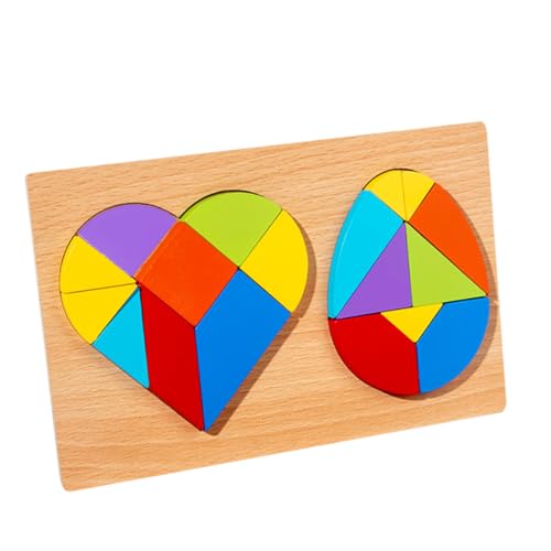 Parliky 1 Satz Geometrisches Formen Puzzle aus Holz Pädagogisches Tangram Puzzle für Kleinkinder und Vorschulkinder Kreatives DIY Kreativität und Vorstellungskraft Parliky 1 Satz Geometrisches Formen Puzzle aus Holz Pädagogisches Tangram Puzzle für Kleinkinder und Vorschulkinder Kreatives DIY Kreativität und Vorstellungskraft von Parliky