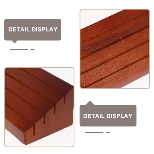 Parliky 1 Stück Holz Kartenhalter für Spielkarten Praktischer Organizer für Karten mit Multi Layer Design für Tischspiele Braun für Entspannte Spielabende von Parliky