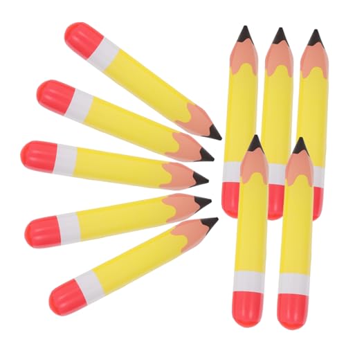 Parliky 10 Stück Teiliges Aufblasbare PVC Bleistift Ballons Gelb Leichte Partydekoration Geburtstagsfeier Garten Fest Zubehör Dekorative Crayon Requisiten Parliky 10 Stück Teiliges Aufblasbare PVC Bleistift Ballons Gelb Leichte Partydekoration Geburtstagsfeier Garten Fest Zubehör Dekorative Crayon Requisiten von Parliky