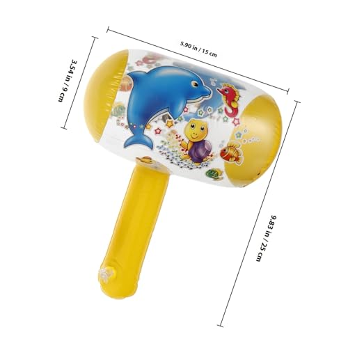 Parliky 10 Stück Teiliges Aufblasbares Kinderspielzeug mit Glockenton Bunter Cartoon hammer Leichtes Geräuschvolles Quietschspielzeug für Drinnen und Draußen Zufällige Zufällige Farbe Parliky 10 Stück Teiliges Aufblasbares Kinderspielzeug mit Glockenton Bunter Cartoon hammer Leichtes Geräuschvolles Quietschspielzeug für Drinnen und Draußen Zufällige Zufällige Farbe von Parliky