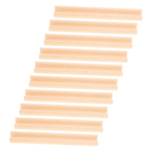 Parliky 10 Stück Teiliges Holz Domino Halter Tragbarer Kartenständer Multifunktional für Domino Buchstabenkarten Eleganter Holzständer für DIY Alphabetdekoration und Spielzubehör Parliky 10 Stück Teiliges Holz Domino Halter Tragbarer Kartenständer Multifunktional für Domino Buchstabenkarten Eleganter Holzständer für DIY Alphabetdekoration und Spielzubehör von Parliky
