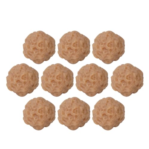 Parliky 10 Stück Teiliges PVC Fleischbällchen Realistische Lebensnahe Rindfleisch fleischbällchen Requisiten Pflegeleicht Kompakt für Küchendekoration und Food Display Props Parliky 10 Stück Teiliges PVC Fleischbällchen Realistische Lebensnahe Rindfleisch fleischbällchen Requisiten Pflegeleicht Kompakt für Küchendekoration und Food Display Props von Parliky