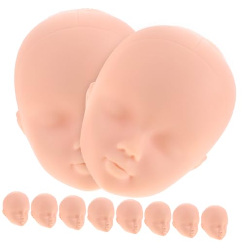 Parliky 10 Stück Teiliges Puppenkopf Basteln Geruchloses Material Leichte für Kreatives Puppenhaus zubehör für Puppenschminken Parliky 10 Stück Teiliges Puppenkopf Basteln Geruchloses Material Leichte für Kreatives Puppenhaus zubehör für Puppenschminken von Parliky