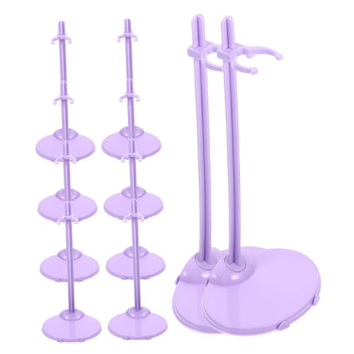 Parliky 10 Stück Teiliges Puppenständer Praktische Halterung für Puppen Einsetzbar als Puppen Display Gestell Stabiler Doll Stand in Zartem Flieder für Sammler und Kinderzimmer Parliky 10 Stück Teiliges Puppenständer Praktische Halterung für Puppen Einsetzbar als Puppen Display Gestell Stabiler Doll Stand in Zartem Flieder für Sammler und Kinderzimmer von Parliky