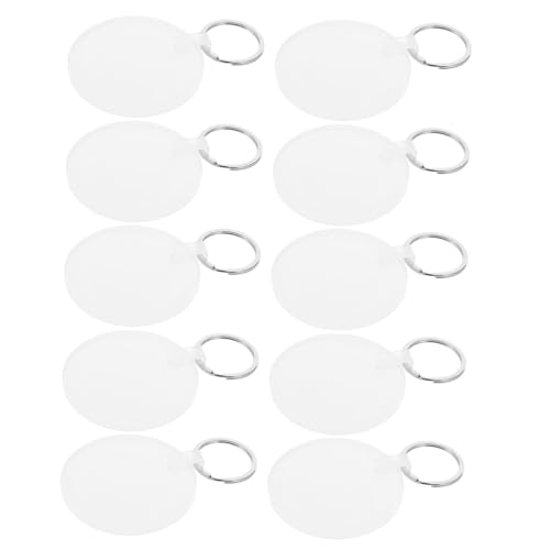 Parliky 10 Stück Teiliges Runde Acryl-schlüsselanhänger Doppelseitig Sublimationsfähig Hitzebeständige Blanko-schlüsselanhänger für DIY Foto-transfer Robustes Material für Parliky 10 Stück Teiliges Runde Acryl-schlüsselanhänger Doppelseitig Sublimationsfähig Hitzebeständige Blanko-schlüsselanhänger für DIY Foto-transfer Robustes Material für von Parliky
