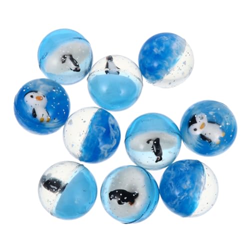 Parliky 10 Stück Teiliges Transparente Hüpfbälle mit Kreativem Pinguin Langlebig Umweltfreundlichem Gummi Sicher für Drinnen und Draußen für Jungen und Mädchen Parliky 10 Stück Teiliges Transparente Hüpfbälle mit Kreativem Pinguin Langlebig Umweltfreundlichem Gummi Sicher für Drinnen und Draußen für Jungen und Mädchen von Parliky