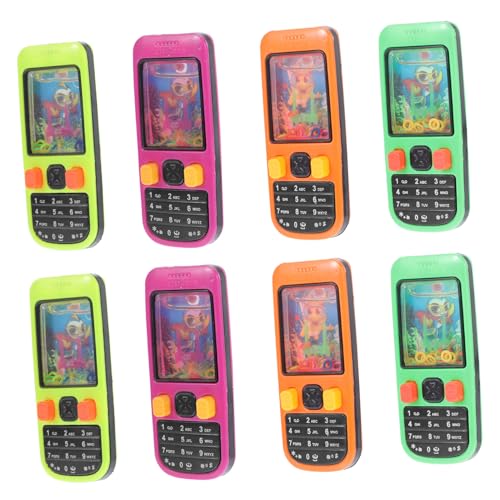 Parliky 10 Stück Teiliges Wasser Ringwurfspiel Handyform Handheld Wasserspielzeug für Party Mitgebsel Lustiges für Geburtstags und Festivalpartys Zufällige Farbe Zufällige Farbe von Parliky