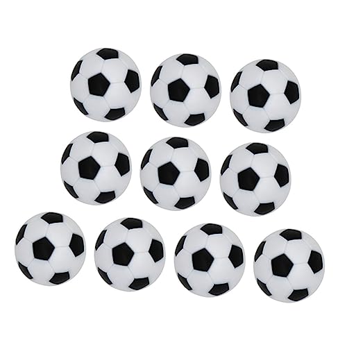 Parliky 10 Stück Tischfußball Ersatzbälle Resin Praktische und Langlebige Fußballtisch Kugeln für Turnierspiele für Tischfußballmaschinen und Zubehör von Parliky