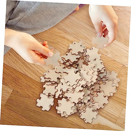 Parliky 100 Stück Blank Holz Puzzleteile Unvollendete Puzzle für DIY Kunsthandwerk Bastelprojekte Zuhause Schule Kreativ Parliky 100 Stück Blank Holz Puzzleteile Unvollendete Puzzle für DIY Kunsthandwerk Bastelprojekte Zuhause Schule Kreativ von Parliky