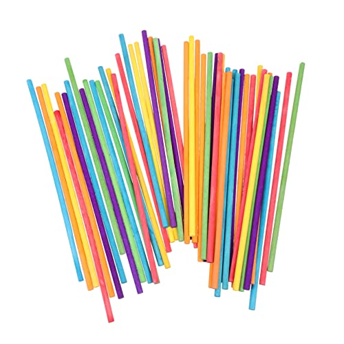 Parliky 100 Stück Teiliges Pädagogisches Holz Musikinstrument Bunte Rhythmussticks Langlebige für Frühe Musikalische Früherziehung und Rhythmuslernen von Parliky