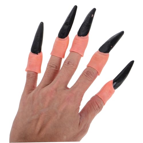 Parliky 11 Stück Teiliges Hexennasen und Teiliges Zombie Witch Fingernägel aus Leichtem Langlebig und Praktisch für Halloween Fasching Kostümparty und Horror Dekoration Parliky 11 Stück Teiliges Hexennasen und Teiliges Zombie Witch Fingernägel aus Leichtem Langlebig und Praktisch für Halloween Fasching Kostümparty und Horror Dekoration von Parliky