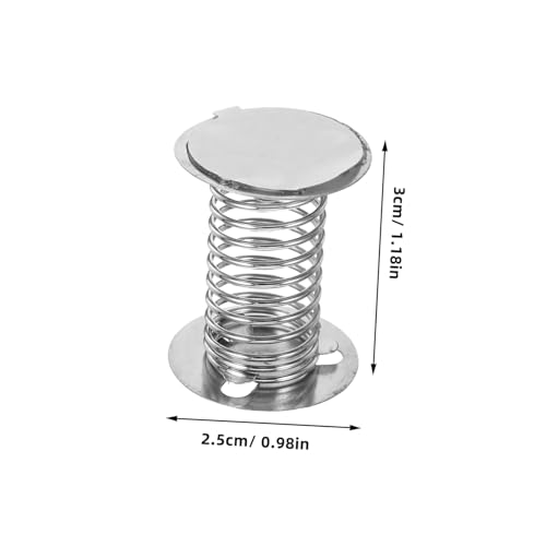 Parliky 12 Stück Teiliges Federbasis mit Doppelseitigem Kleber Wackelkopf Federsockel für Auto Armaturenbrett Vielseitige DIY und Dekorationsbasis mit Wackelndem Robust und Flexibel von Parliky