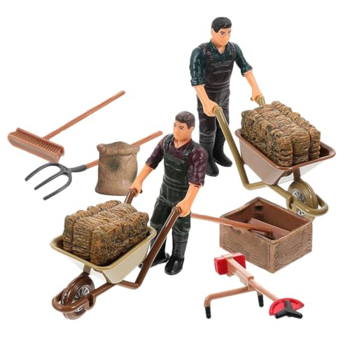 Parliky 12 Stück Teiliges Mini Bauernhof mit Bauern und Zubehörfiguren Leichte Kunststoff Miniatur Bauernhofspielzeuge Realistische Dekoration für Mikrolandschaften Mini Gartenwerkzeuge Parliky 12 Stück Teiliges Mini Bauernhof mit Bauern und Zubehörfiguren Leichte Kunststoff Miniatur Bauernhofspielzeuge Realistische Dekoration für Mikrolandschaften Mini Gartenwerkzeuge von Parliky