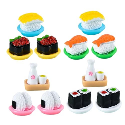 Parliky 12 Stück Teiliges Mini Sushi Modell Realistisch und Langlebig als Dekoration für Zuhause Kindergarten Fotorequisiten und Party Hochwertiges Japanisches Essensimitat für Parliky 12 Stück Teiliges Mini Sushi Modell Realistisch und Langlebig als Dekoration für Zuhause Kindergarten Fotorequisiten und Party Hochwertiges Japanisches Essensimitat für von Parliky