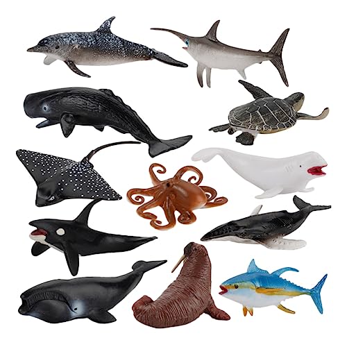 Parliky 12 Stück Teiliges Tierfiguren Realistische Meeresbewohner Modelle aus Robustem Material Pädagogisches für Leicht Tragbar für Lernspiele und Tischdekoration Parliky 12 Stück Teiliges Tierfiguren Realistische Meeresbewohner Modelle aus Robustem Material Pädagogisches für Leicht Tragbar für Lernspiele und Tischdekoration von Parliky