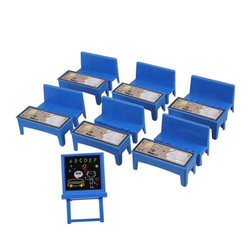 Parliky 13 Stück Miniatur Möbelset für Puppenhäuser Teiliges Set mit Schreibtisch Stühlen Tafel und Bücherregal Kinderspielzeug für Kreative Rollenspiele und Sichere Materialien Parliky 13 Stück Miniatur Möbelset für Puppenhäuser Teiliges Set mit Schreibtisch Stühlen Tafel und Bücherregal Kinderspielzeug für Kreative Rollenspiele und Sichere Materialien von Parliky