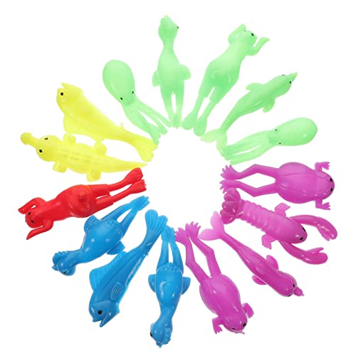 Parliky 15 Stück Teiliges Flexible Finger Spielzeuge aus TPR Elastische Meerestiere für Ab Jahren Stressabbauendes Prank für Lustige Outdoor Partys und Geschenkideen Parliky 15 Stück Teiliges Flexible Finger Spielzeuge aus TPR Elastische Meerestiere für Ab Jahren Stressabbauendes Prank für Lustige Outdoor Partys und Geschenkideen von Parliky