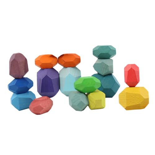 Parliky 16 Stück Teiliges Balanciersteine aus Farbigem Buchenholz Pädagogisches Stapelspielzeug Feinmotorik Farberkennung Stabiles Holzbauspiel für Ab Babyalter Parliky 16 Stück Teiliges Balanciersteine aus Farbigem Buchenholz Pädagogisches Stapelspielzeug Feinmotorik Farberkennung Stabiles Holzbauspiel für Ab Babyalter von Parliky