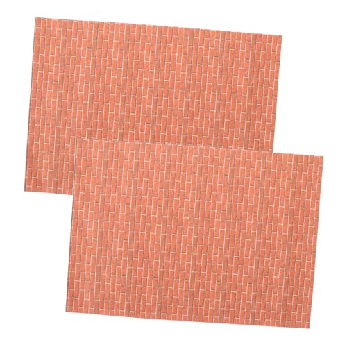 Parliky 2 Bögen Puppenhaus Mini Tapetenaufkleber Selbstklebende Tapete Winziger Puppenaufkleber Puppenhaus Tapete Maßstab 1:12 Für Puppenhauspuppen Rot Parliky 2 Bögen Puppenhaus Mini Tapetenaufkleber Selbstklebende Tapete Winziger Puppenaufkleber Puppenhaus Tapete Maßstab 1:12 Für Puppenhauspuppen Rot von Parliky