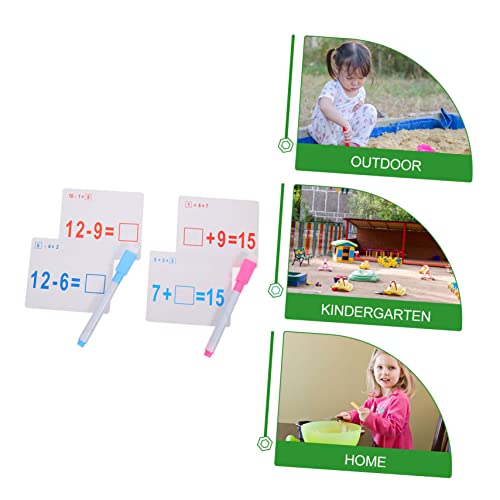 Parliky 2 Sätze Lernspielzeug Ab Jahre Arithmetik Übungskarten mit Stift Wiederbeschreibbare Rechenkarten Addition Subtraktion Buntes Pädagogisches für Kindergarten und Schule Parliky 2 Sätze Lernspielzeug Ab Jahre Arithmetik Übungskarten mit Stift Wiederbeschreibbare Rechenkarten Addition Subtraktion Buntes Pädagogisches für Kindergarten und Schule von Parliky