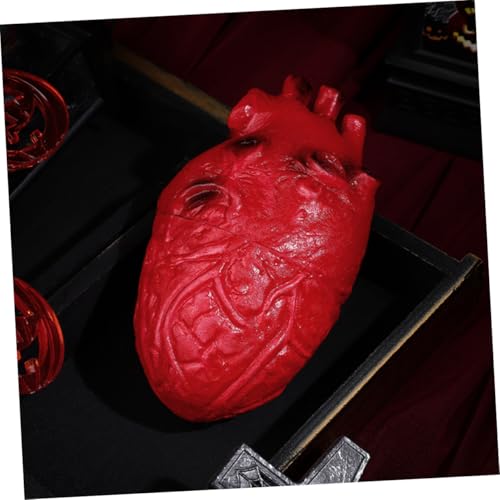 Parliky 2 Stück Halloween Deko Realistische Fake Herzen Requisiten Schaurige Körperorgane Party Dekoration für Wohnzimmer Bar Schlafzimmer Gruselige Halloween Atmosphäre Parliky 2 Stück Halloween Deko Realistische Fake Herzen Requisiten Schaurige Körperorgane Party Dekoration für Wohnzimmer Bar Schlafzimmer Gruselige Halloween Atmosphäre von Parliky