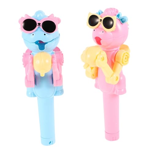 Parliky 2 Stück Kreativer Lollipop Roboter Dinosaurier Design Leichter Tragbarer Lutscherhalter für Jungen Mädchen Parliky 2 Stück Kreativer Lollipop Roboter Dinosaurier Design Leichter Tragbarer Lutscherhalter für Jungen Mädchen von Parliky