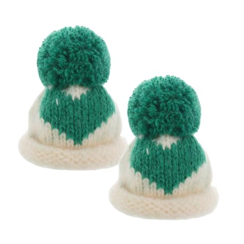 Parliky 2 Stück Mini Strickmützen aus Wolle Handgestrickt Kleine DIY Hüte für Puppen und Weinflaschen Festliche Dekoration für Party Ostern Tisch und Baumornamente Vielseitig Einsetzbar Parliky 2 Stück Mini Strickmützen aus Wolle Handgestrickt Kleine DIY Hüte für Puppen und Weinflaschen Festliche Dekoration für Party Ostern Tisch und Baumornamente Vielseitig Einsetzbar von Parliky