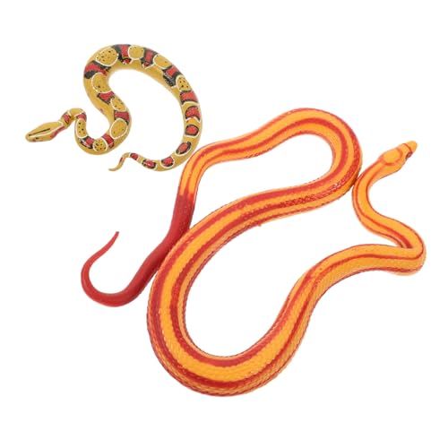 Parliky 2 Stück Realistische Corn Snake Simulation Figuren Lebensechte Schlangen Nachbildung Pädagogisches Reptilien für Detailgetreue Tierfiguren für Garten Partydekoration Parliky 2 Stück Realistische Corn Snake Simulation Figuren Lebensechte Schlangen Nachbildung Pädagogisches Reptilien für Detailgetreue Tierfiguren für Garten Partydekoration von Parliky