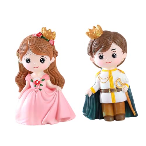 Parliky 2 Stück Teiliges Cake Topper Prinzessin Prinz aus Robustem Resin Niedliche Tortendeko für Geburtstagspartys Stabile Figuren für Kindertorten und Partydekorationen Parliky 2 Stück Teiliges Cake Topper Prinzessin Prinz aus Robustem Resin Niedliche Tortendeko für Geburtstagspartys Stabile Figuren für Kindertorten und Partydekorationen von Parliky