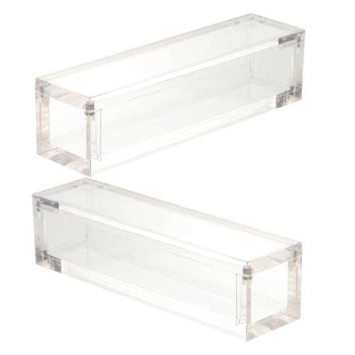 Parliky 2 Stück Würfel Aufbewahrungsbox Vitrine Spielwürfel Etui Würfelhalter Etui The Gathering Dice Organizer Würfel Aufbewahrungswürfel Magnetischer Spielhalter Acryl von Parliky