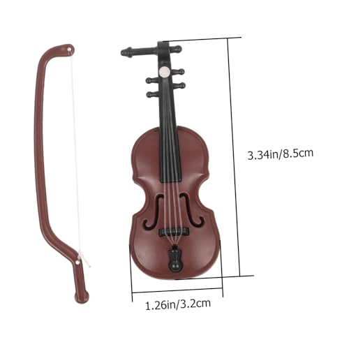 Parliky 20 Sätze Teiliges Simulation Mini Geigen mit Holzmaserung DIY Bastel Accessoires für Weihnachtsdekoration Kreative Anhänger für Kindergeburtstag und Heimdeko Parliky 20 Sätze Teiliges Simulation Mini Geigen mit Holzmaserung DIY Bastel Accessoires für Weihnachtsdekoration Kreative Anhänger für Kindergeburtstag und Heimdeko von Parliky