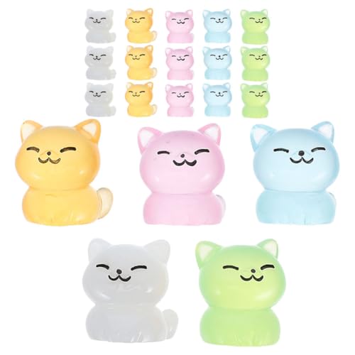 Parliky 20 Stück Luminöse Mini Katzenfiguren Leuchtende Kleine Resin Katzenstatuen für Garten Blumentöpfe Mikro landschaftsdeko Charmante Japanische Miniatur Katzen Vielseitig und Kompakt Parliky 20 Stück Luminöse Mini Katzenfiguren Leuchtende Kleine Resin Katzenstatuen für Garten Blumentöpfe Mikro landschaftsdeko Charmante Japanische Miniatur Katzen Vielseitig und Kompakt von Parliky