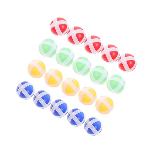 Parliky 20 Stück Teiliges Klettball für Bunte Haftkugeln für Dartspiele Indoor Wurfspiel Zubehör Fördert Hand Auge Koordination und Motorische Fähigkeiten für Partys und Freizeit Parliky 20 Stück Teiliges Klettball für Bunte Haftkugeln für Dartspiele Indoor Wurfspiel Zubehör Fördert Hand Auge Koordination und Motorische Fähigkeiten für Partys und Freizeit von Parliky