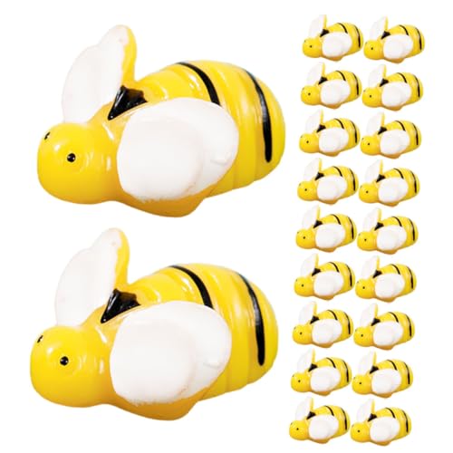 Parliky 20 Stück Teiliges Miniatur Bienen aus Robustem Harz Detaillierte Mini Figuren für Moosgärten DIY Mikro Landschaftsdeko Platzsparend für Büro und Zuhause Langlebig und Realistisch Parliky 20 Stück Teiliges Miniatur Bienen aus Robustem Harz Detaillierte Mini Figuren für Moosgärten DIY Mikro Landschaftsdeko Platzsparend für Büro und Zuhause Langlebig und Realistisch von Parliky