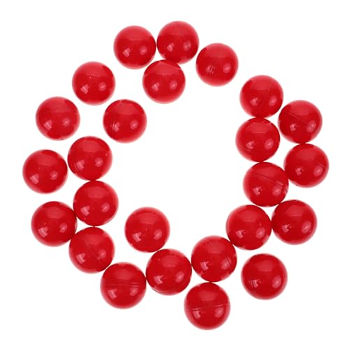 Parliky 25 Stück Lotteriebälle Melodie Pp DIY Indoor Verkaufsautomaten Tombola Polystyrolbälle Hohle Dekoration Pongbälle Massenbälle Für Preisverlosungen Hüpfbälle Leise von Parliky