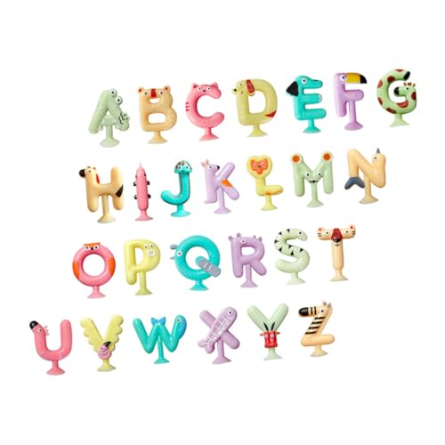 Parliky 26 Stück Teiliges Saugnapf Alphabet Tiermotiven Pädagogisches Lernspielzeug für Weiches Sicheres Badespielzeug zur Sprachförderung und Eltern Junge Mädchen interaktion Parliky 26 Stück Teiliges Saugnapf Alphabet Tiermotiven Pädagogisches Lernspielzeug für Weiches Sicheres Badespielzeug zur Sprachförderung und Eltern Junge Mädchen interaktion von Parliky
