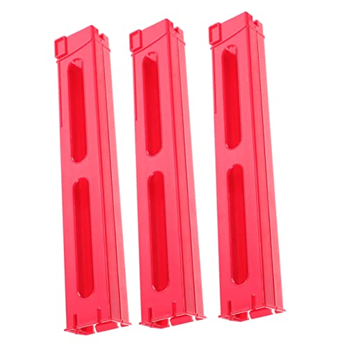 Parliky 3 Stück Domino Zug Zubehör Teiliges Domino Train Clips für Stabile Bruchsichere Bausteine Halter Leichtes Langlebiges Material Kreatives Bauspielzeug Zufälliger Zufällige Farbe von Parliky