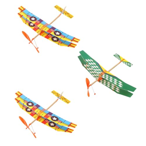 Parliky 3 Stück Gummibandantrieb Flugzeugmodelle aus Schaumstoff DIY Segelflugzeug für Leicht Langlebig Dekorieren Fördert Eltern Junge Mädchen Beziehung Parliky 3 Stück Gummibandantrieb Flugzeugmodelle aus Schaumstoff DIY Segelflugzeug für Leicht Langlebig Dekorieren Fördert Eltern Junge Mädchen Beziehung von Parliky