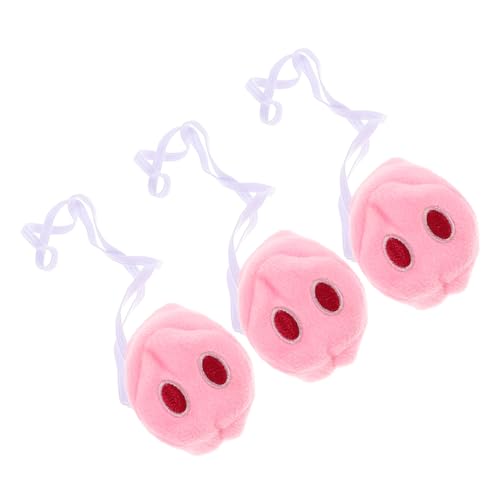 Parliky 3 Stück Plüsch Schweinenase Cosplay Accessoires Tierkostüm Ersatz Nase für Halloween Karneval Party Kostümzubehör Parliky 3 Stück Plüsch Schweinenase Cosplay Accessoires Tierkostüm Ersatz Nase für Halloween Karneval Party Kostümzubehör von Parliky