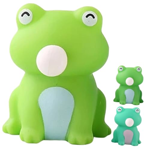 Parliky 3 Stück Teiliges Frosch Squeeze Realistisches Mini Frosch Modell Stressabbauendes Antistress für Erwachsene Tragbar für Büro Schule Zuhause von Parliky