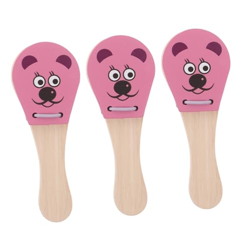 Parliky 3 Stück Teiliges Holz Musikinstrument mit Maus Motiv Natürliche Holzklapper für Kleinkinder Pädagogisches Percussion für Frühe Musikbildung Fördert Hand Auge Koordination und Parliky 3 Stück Teiliges Holz Musikinstrument mit Maus Motiv Natürliche Holzklapper für Kleinkinder Pädagogisches Percussion für Frühe Musikbildung Fördert Hand Auge Koordination und von Parliky