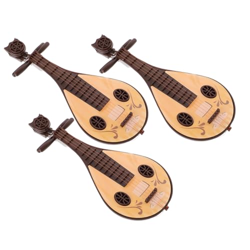 Parliky 3 Stück Teiliges Miniatur Chinesisches Pipa Musikinstrument Modell Puppenhaus Zubehör Handwerkskunst Leichtes Geruchsfreies Material Tischdekoration für Mini Wohnungen Parliky 3 Stück Teiliges Miniatur Chinesisches Pipa Musikinstrument Modell Puppenhaus Zubehör Handwerkskunst Leichtes Geruchsfreies Material Tischdekoration für Mini Wohnungen von Parliky