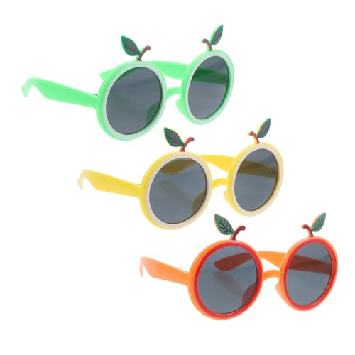 Parliky 3 Stück Teiliges Orangenform Kunststoffbunte Hawaii Sonnenbrillen Lustige Festivalbrillen für Sommer Feierlichkeiten Parliky 3 Stück Teiliges Orangenform Kunststoffbunte Hawaii Sonnenbrillen Lustige Festivalbrillen für Sommer Feierlichkeiten von Parliky